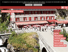 Tablet Screenshot of hotel-du-pont-despagne.fr